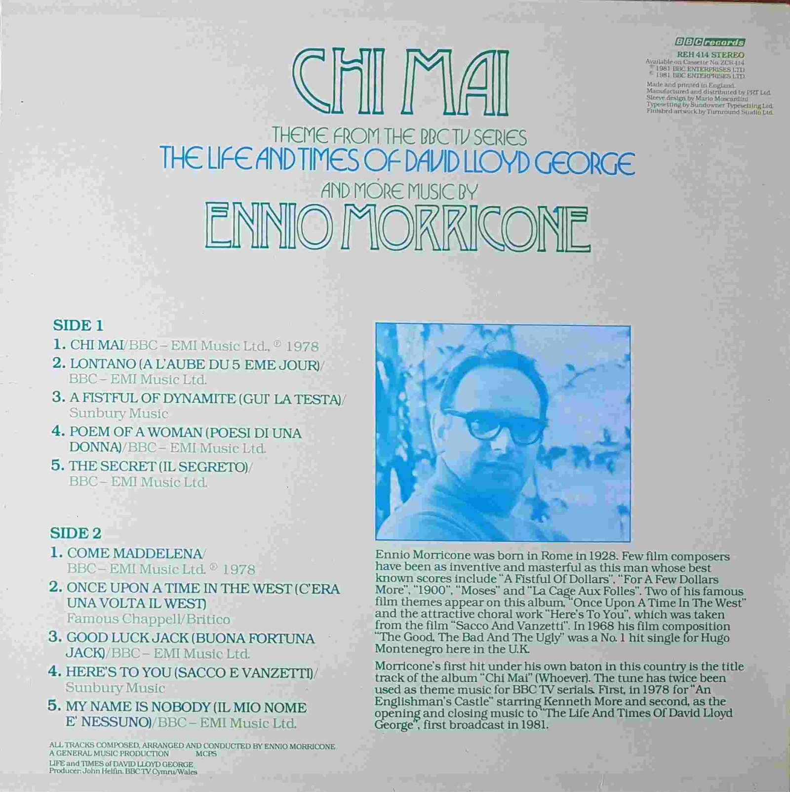 Back cover of REH 414